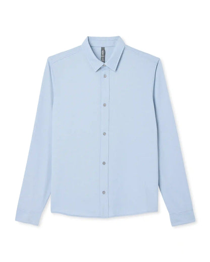 Long Sleeve Knit Oxford Button Down - Classic Fit | Blue Dusk
