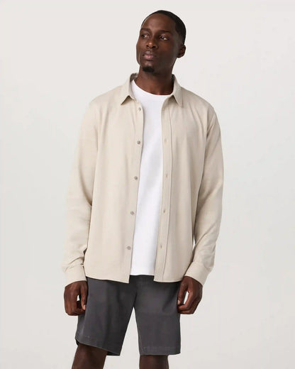 Long Sleeve Knit Oxford Button Down - Classic Fit | Trench