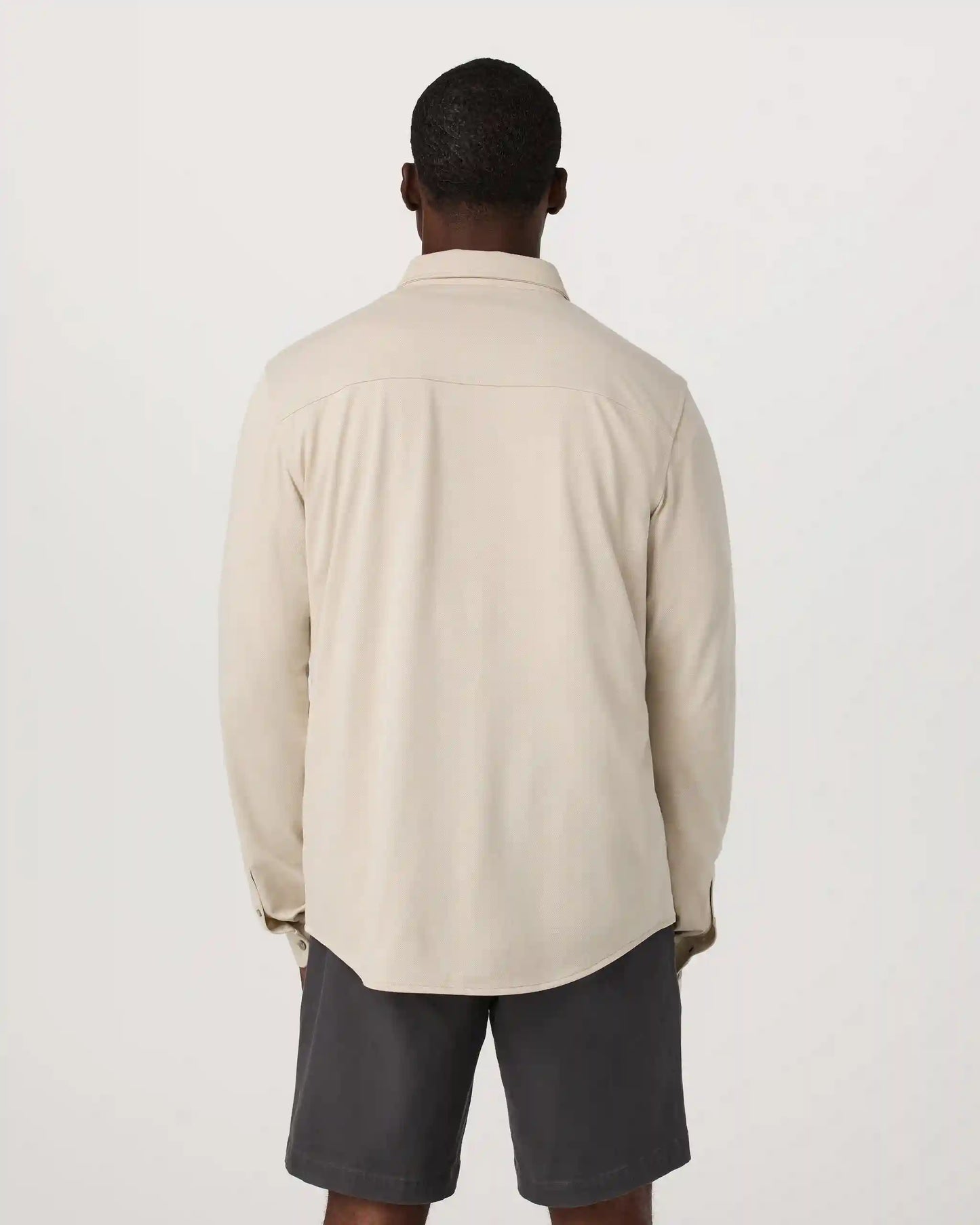Long Sleeve Knit Oxford Button Down - Classic Fit | Trench