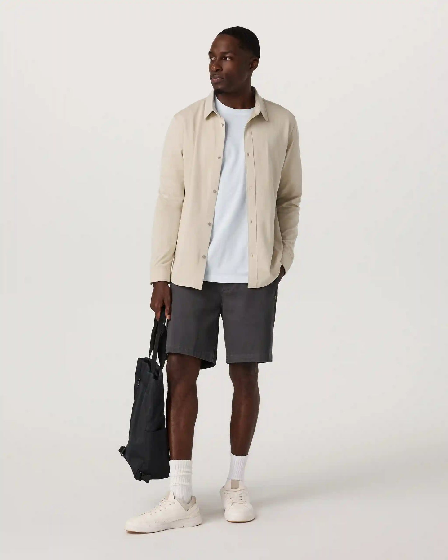 Long Sleeve Knit Oxford Button Down - Classic Fit | Trench
