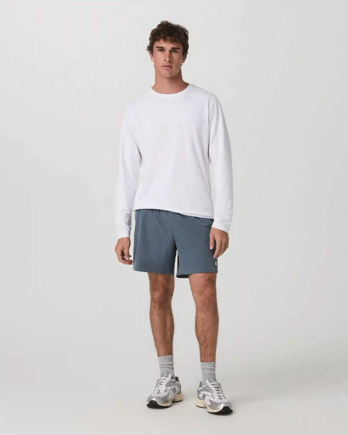 Long Sleeve Tuvalu Tee | White
