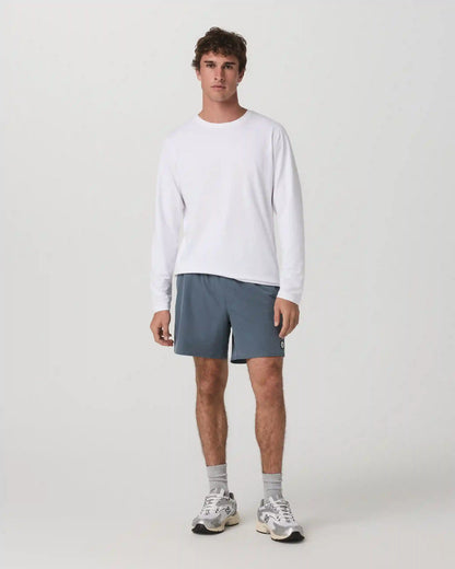 Long Sleeve Tuvalu Tee | White