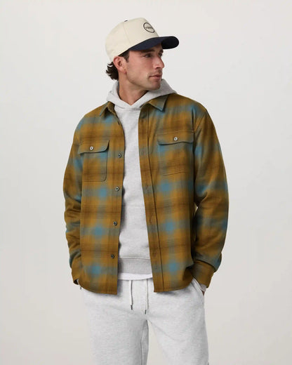 Long Sleeve Flannel Button Down Shirt | Bluegrass