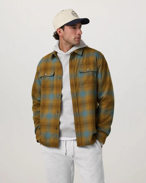 Long Sleeve Flannel Button Down Shirt | Bluegrass