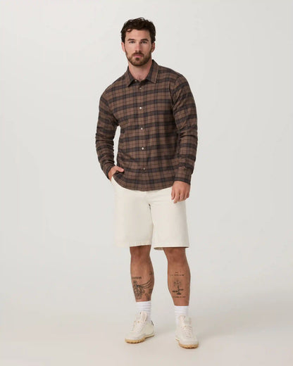 Long Sleeve Midweight Flannel Shirt | Elm
