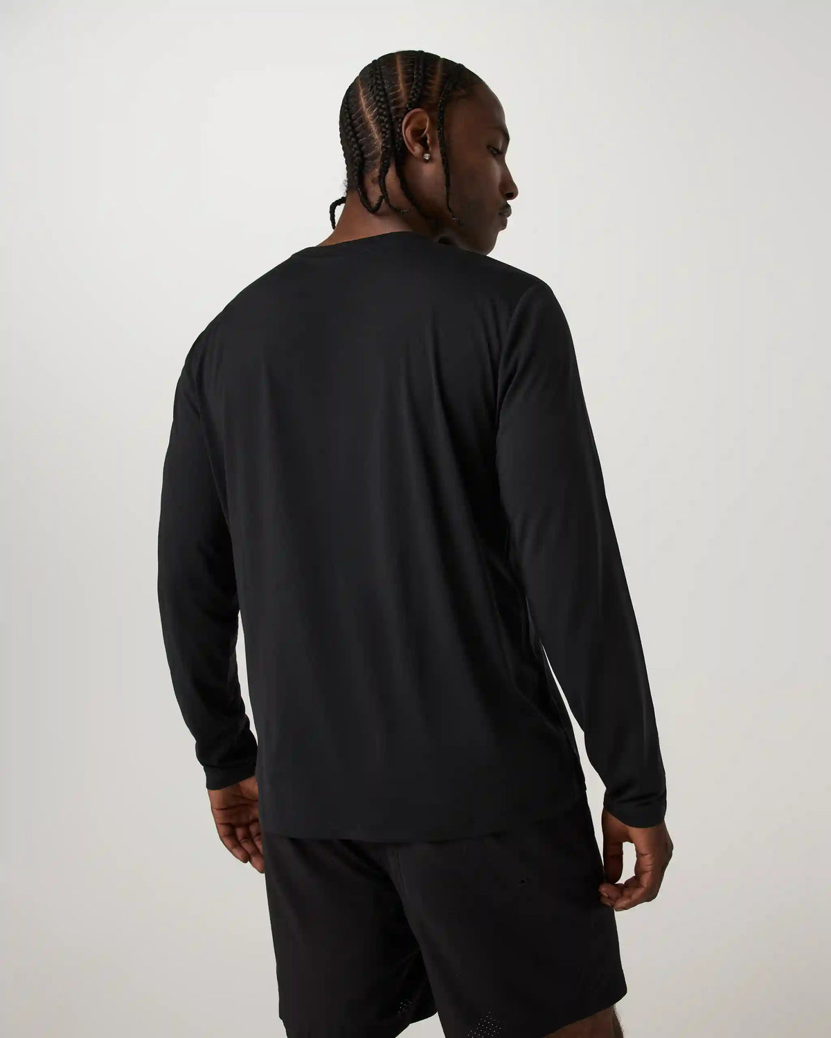 Long Sleeve Strato Breathe Tee | Black