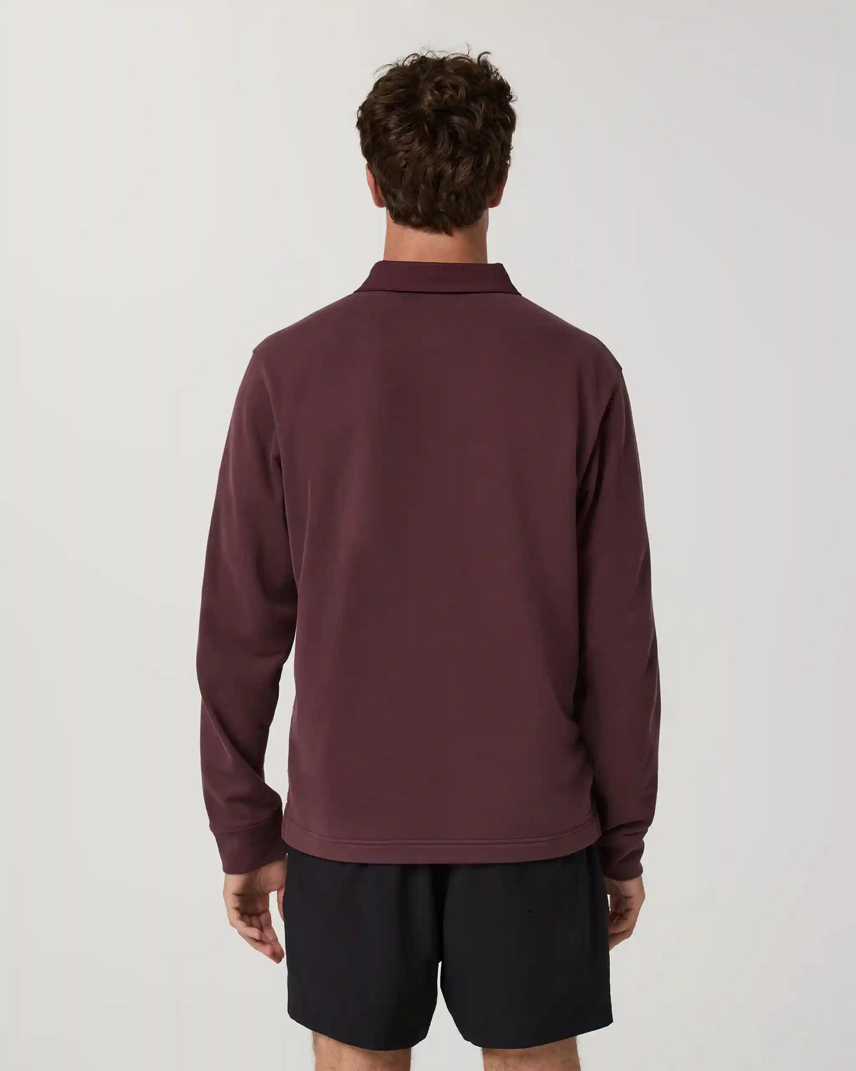 Long Sleeve Cypress Rugby | Boysenberry
