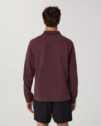 Long Sleeve Cypress Rugby | Boysenberry