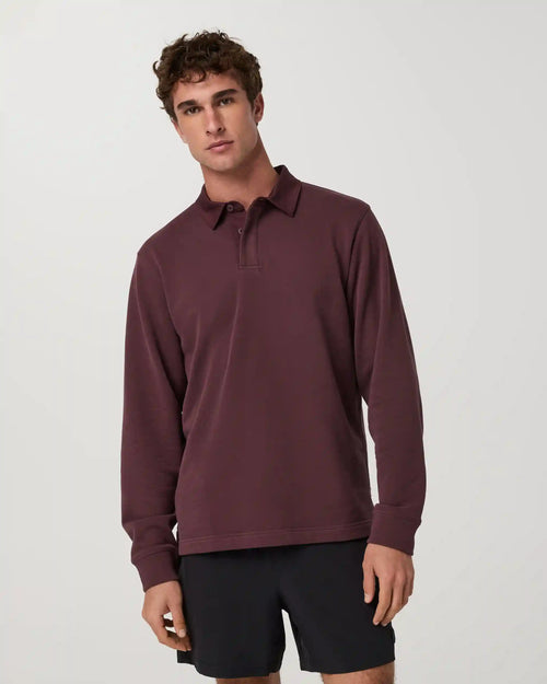 Long Sleeve Cypress Rugby | Boysenberry