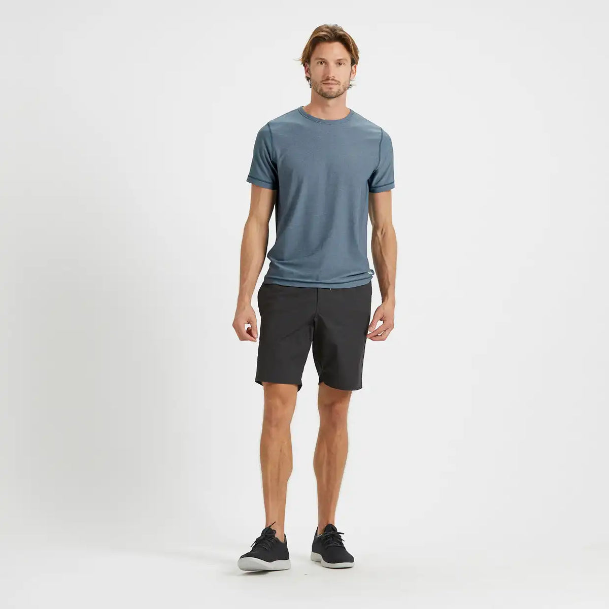 Flux Tee | Indigo Heather