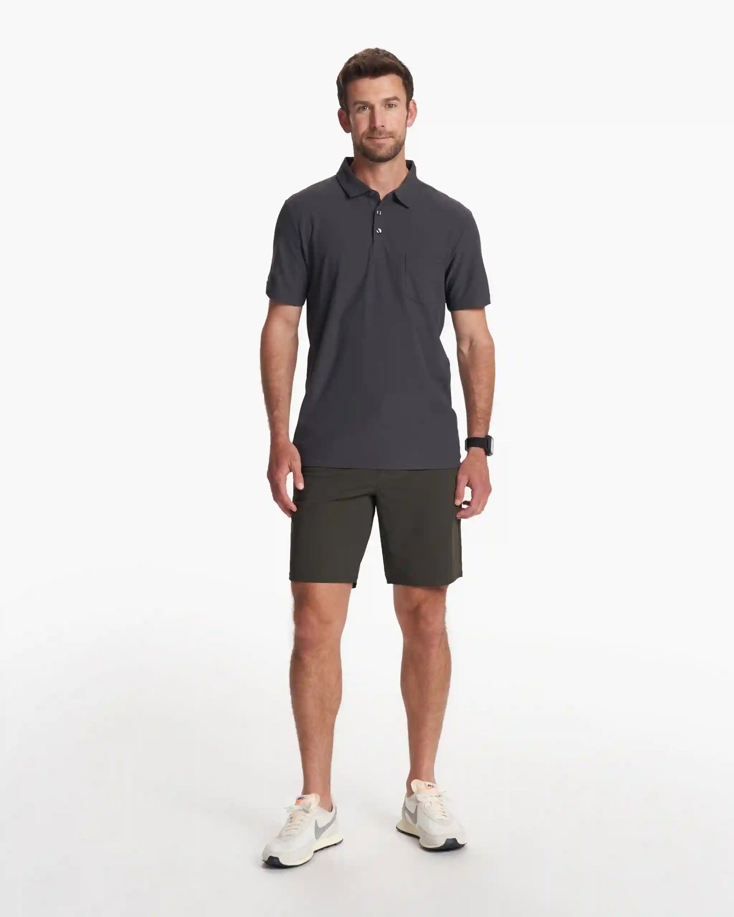 Ace Polo | Charcoal