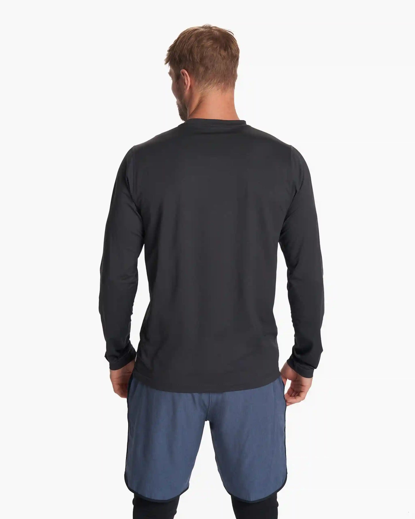 Long-Sleeve Tradewind Performance Tee | Black Heather