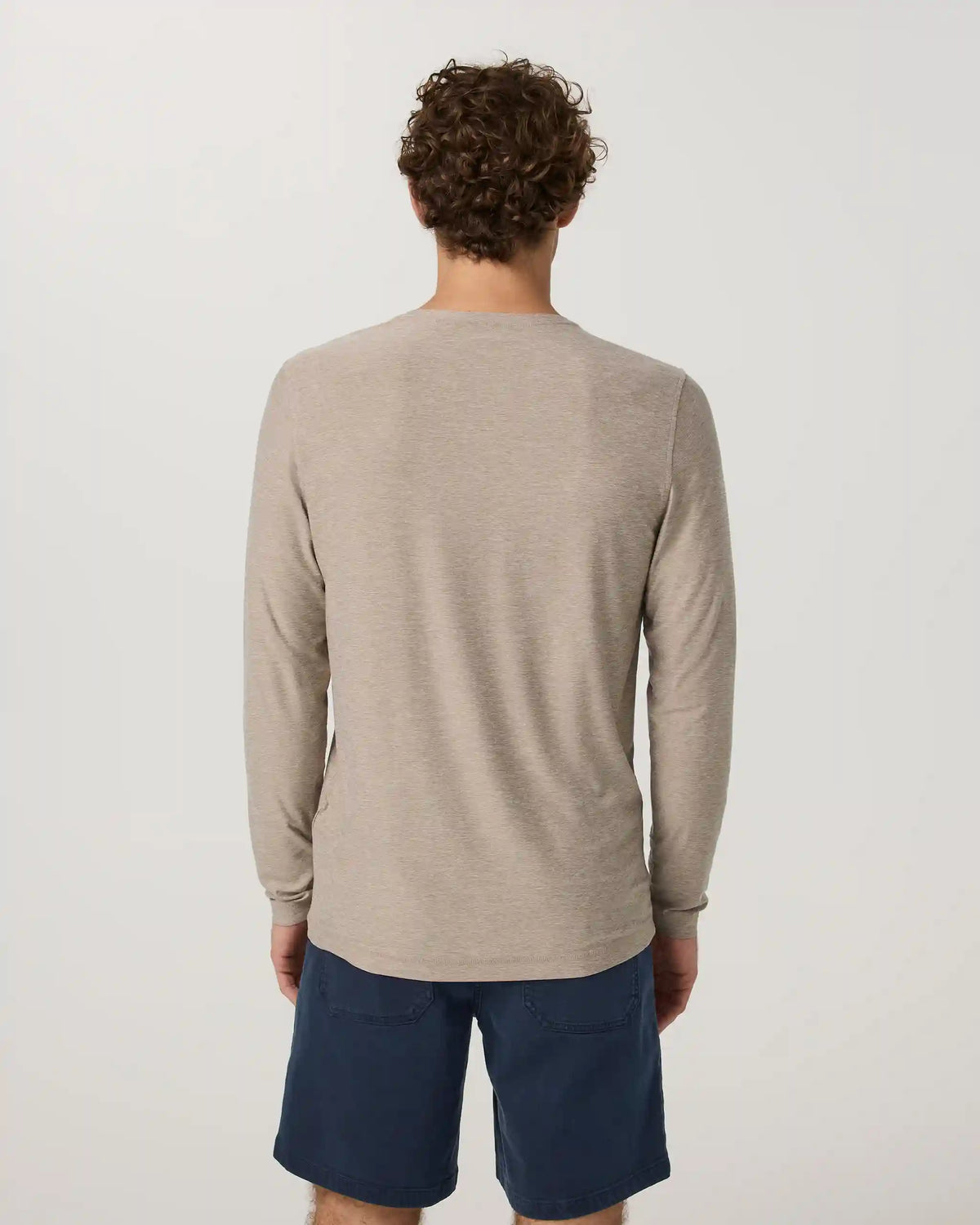 Long Sleeve Strato Tech Tee | Acorn Heather