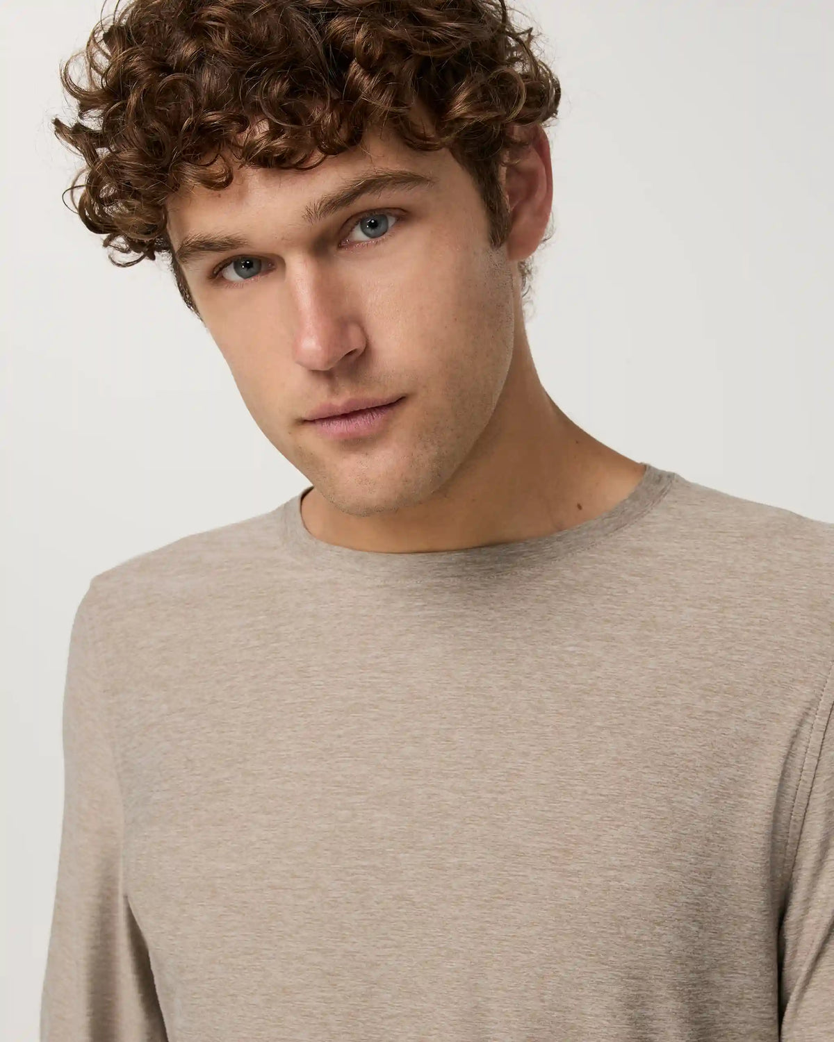 Long Sleeve Strato Tech Tee | Acorn Heather