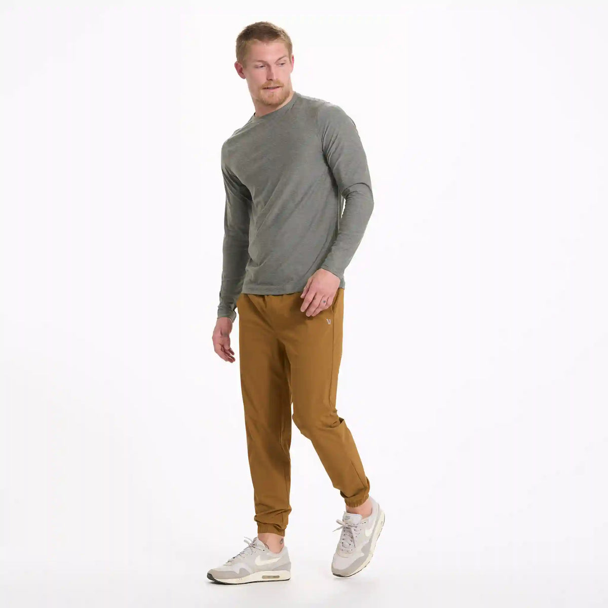 Long Sleeve Strato Tech Tee | Dusty Pine Heather