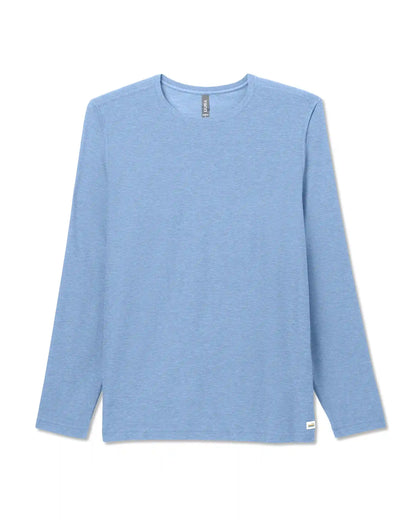 Long Sleeve Strato Tech Tee | Isle Blue Heather
