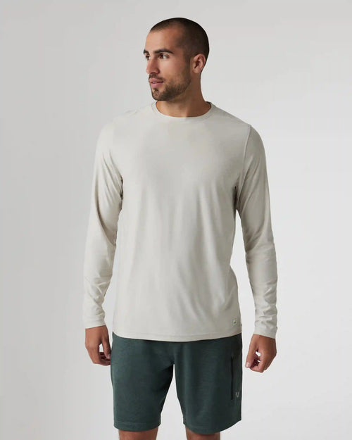 Long Sleeve Strato Tech Tee | Salt Heather
