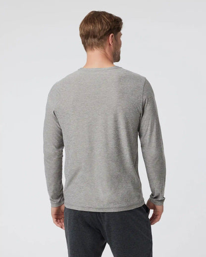 Long Sleeve Strato Tech Tee | Heather Grey