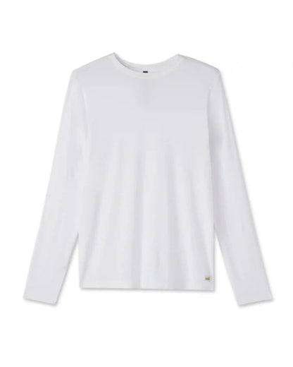 Long Sleeve Strato Tech Tee | White