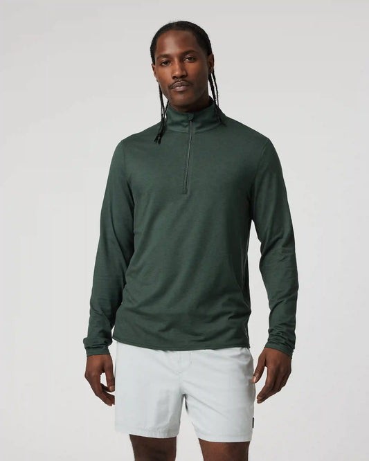 Ease Performance Half Zip 2.0 | Aspen Heather