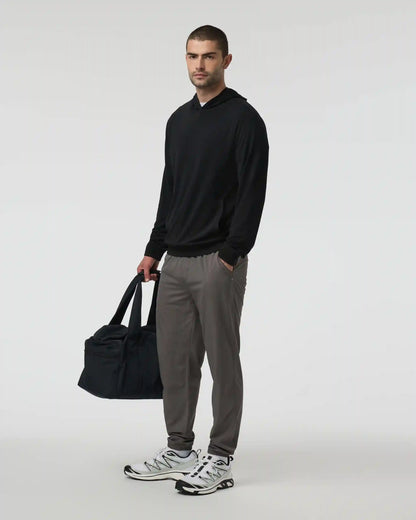 Double Mesh Hoodie | Black