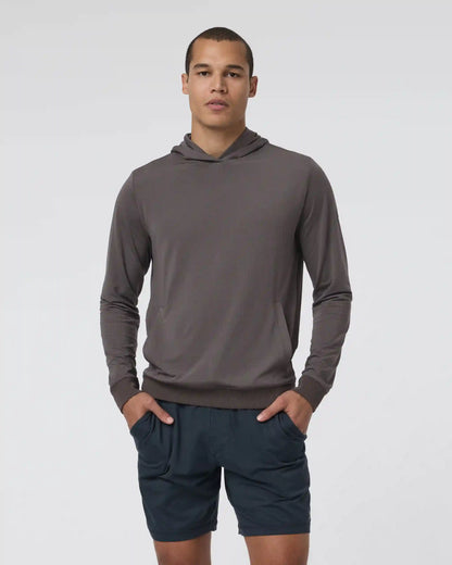 Double Mesh Hoodie | Warm Grey