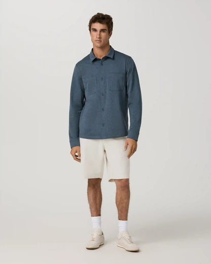 Coronado Shirt Jacket | Bay Blue Heather