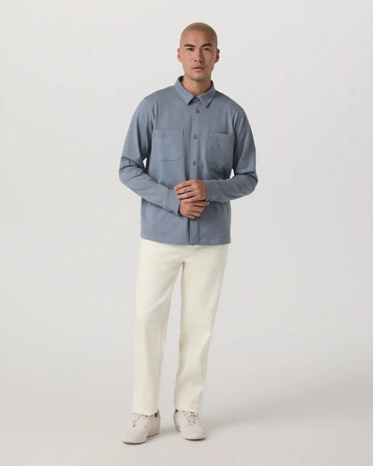 Coronado Shirt Jacket | Slate Blue Heather