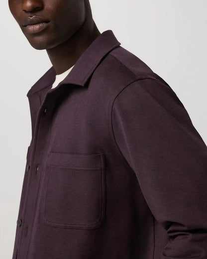 Coronado Shirt Jacket | Raisin Heather