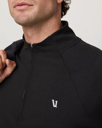 Clearview Seamless Quarter Zip | Black
