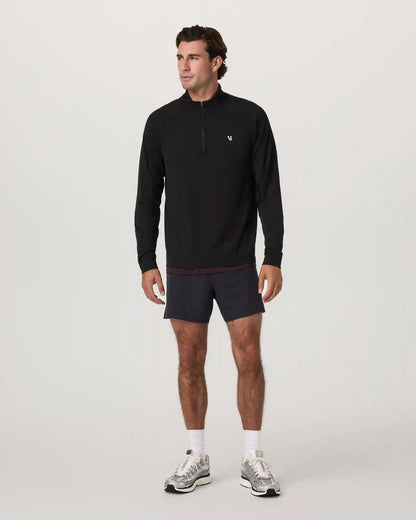 Clearview Seamless Quarter Zip | Black