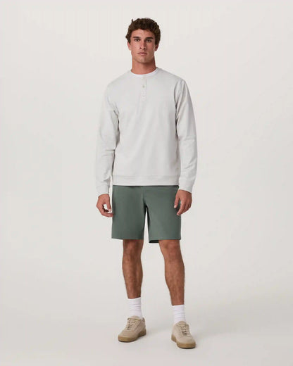 Long Sleeve Coronado Henley - Relaxed Fit | Salt Heather