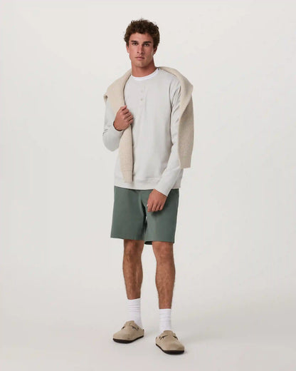 Long Sleeve Coronado Henley - Relaxed Fit | Salt Heather