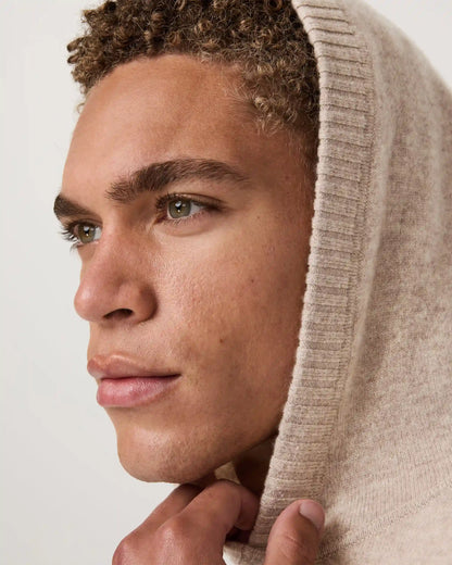 Berik Cashmere Hoodie | Oatmeal Heather