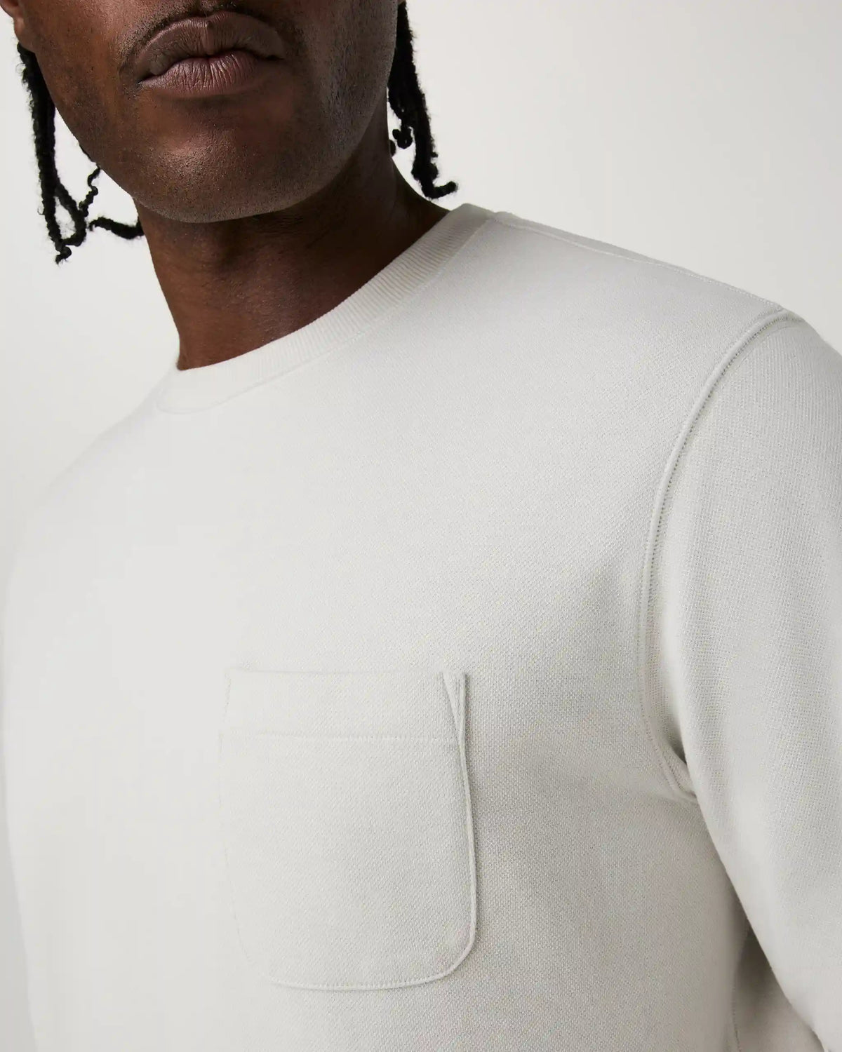 Jeffreys Crew 2.0 | Salt Heather