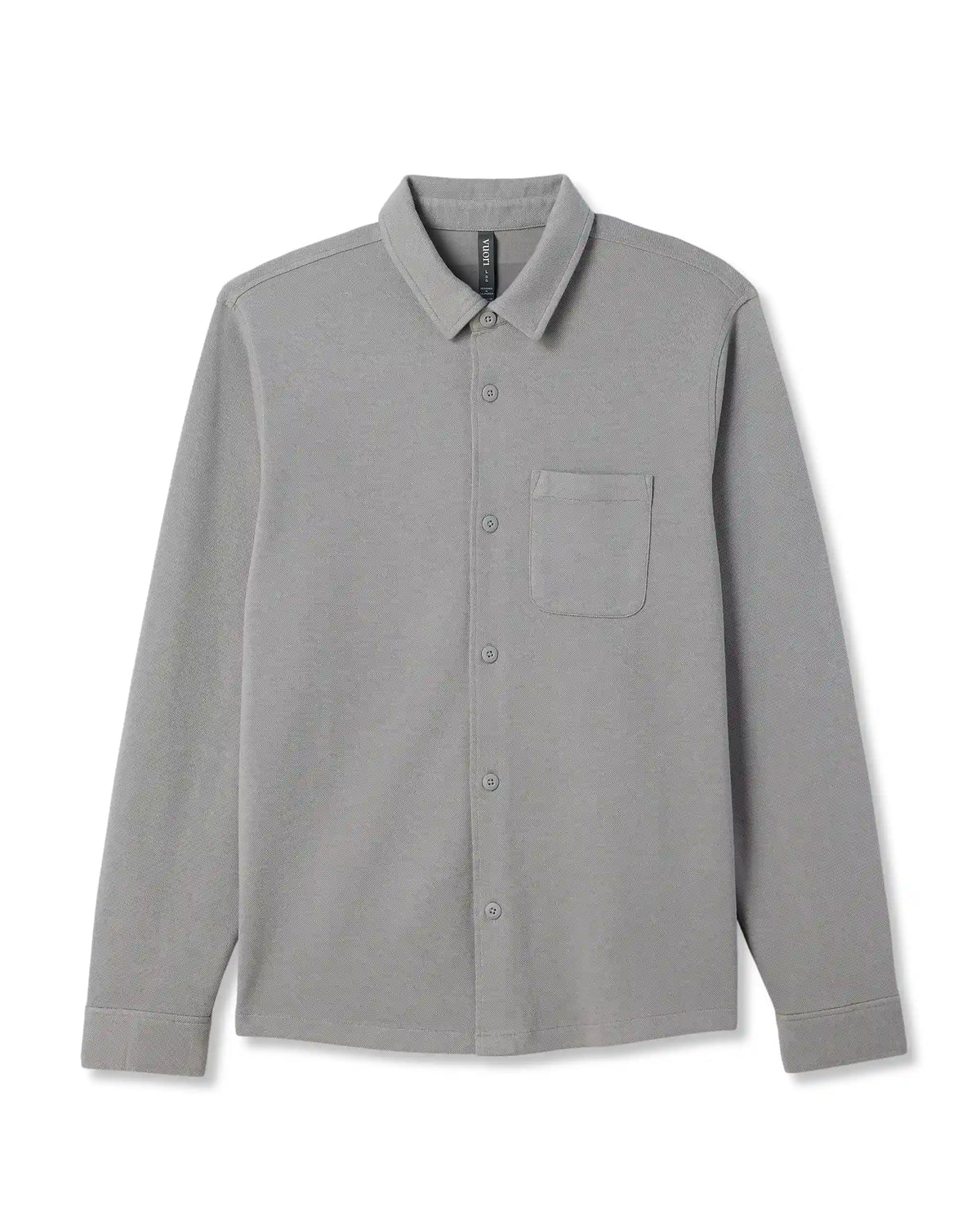 Long Sleeve Jeffreys Button Down Overshirt | Grey