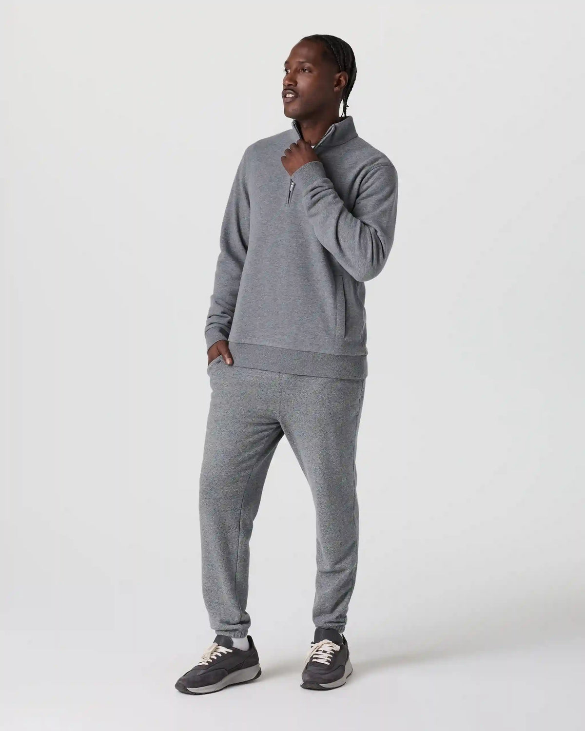 Cypress Quarter Zip 2.0 | Heather Grey