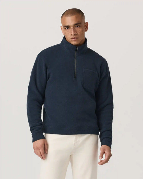 Beach Fleece Half Zip | Ink Heather