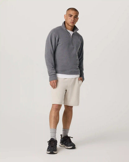 Beach Fleece Half Zip | Pinecone Heather