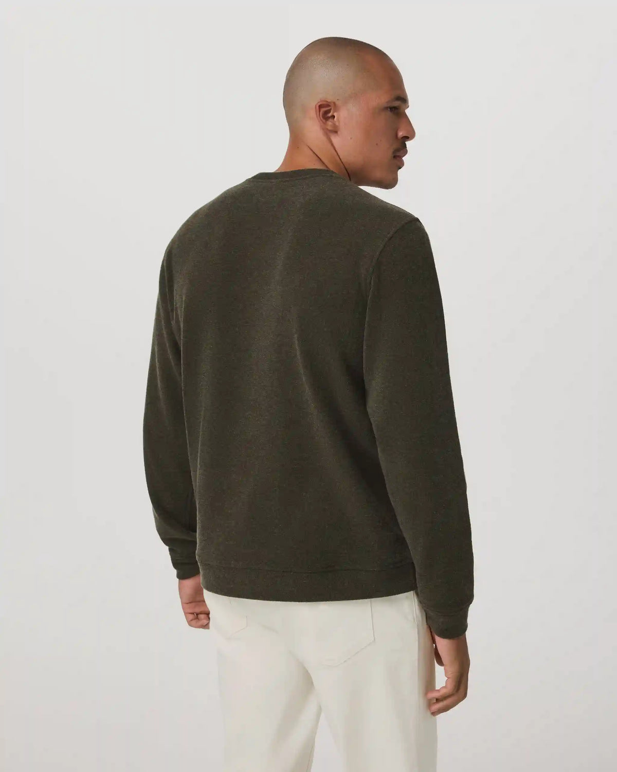 Beach Fleece Crew | Dark Oregano Heather