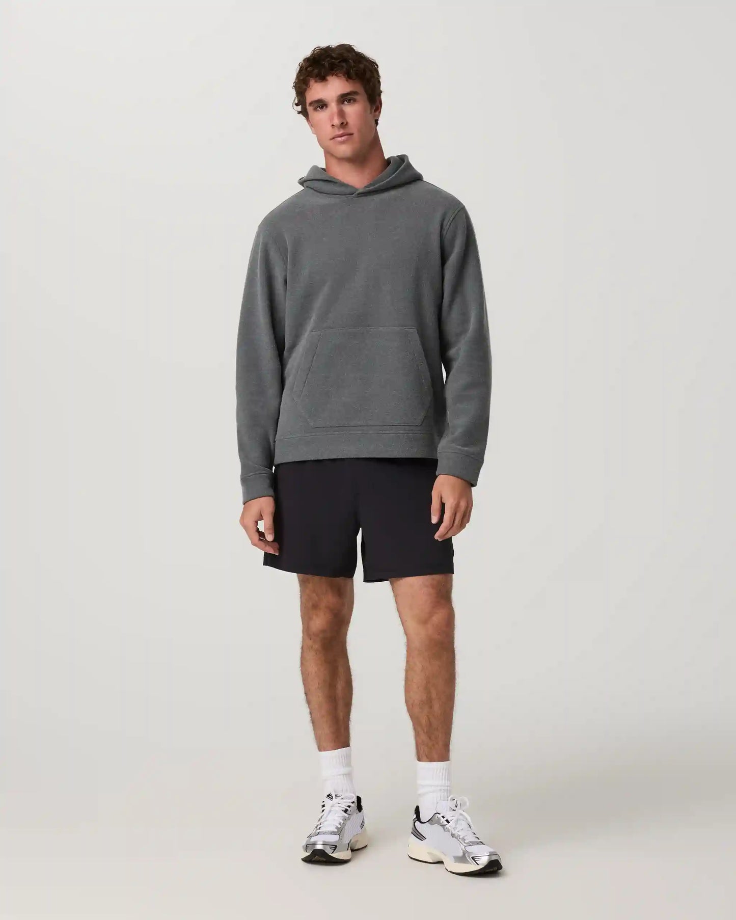 Beach Fleece Pullover Hoodie | Dark Pewter Heather