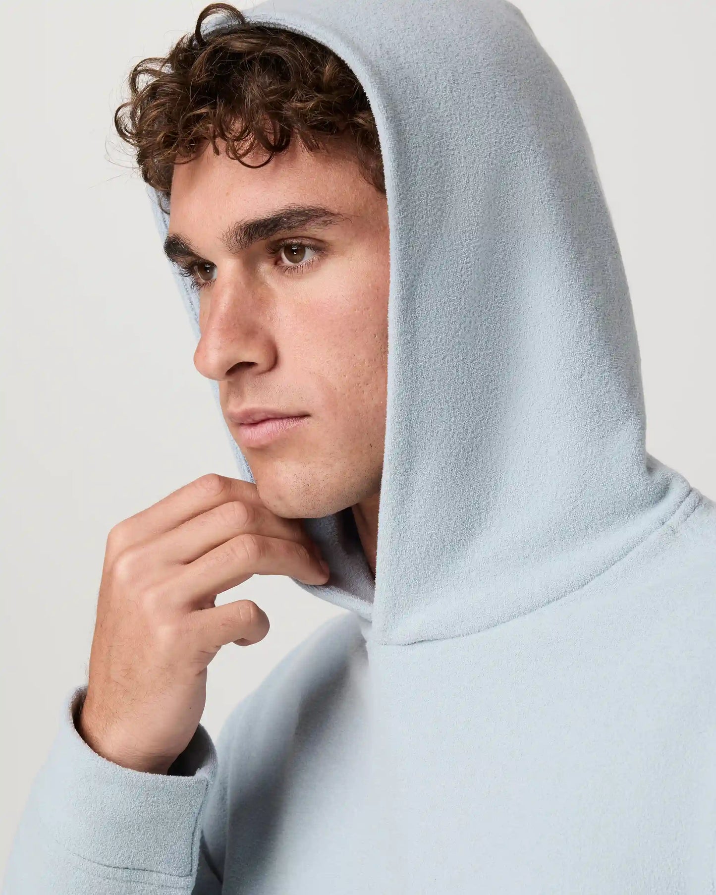 Beach Fleece Pullover Hoodie | Raindrop Heather