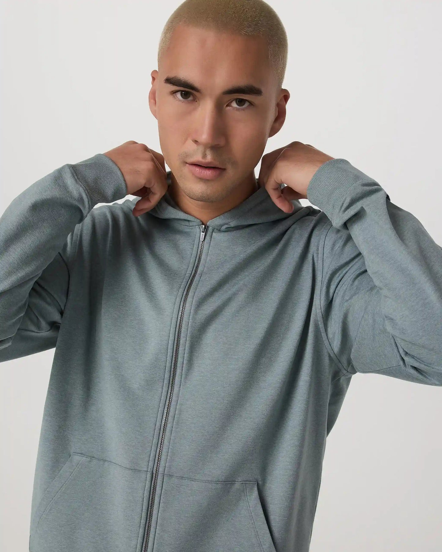 Coronado Full Zip Hoodie 2.0 | Misty Blue Heather