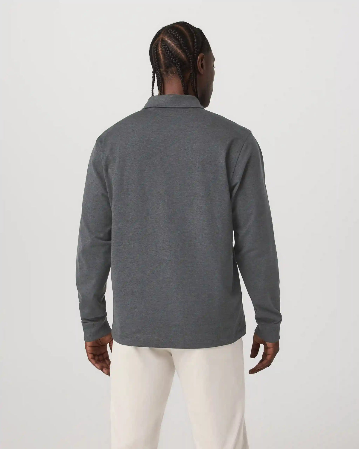 Long Sleeve Coronado Rugby | Charcoal Heather