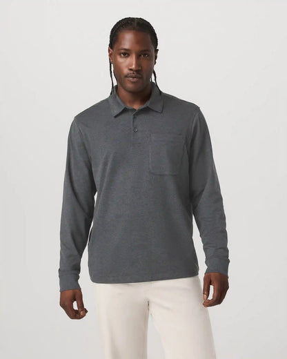 Long Sleeve Coronado Rugby | Charcoal Heather