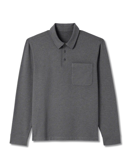 Long Sleeve Coronado Rugby | Charcoal Heather