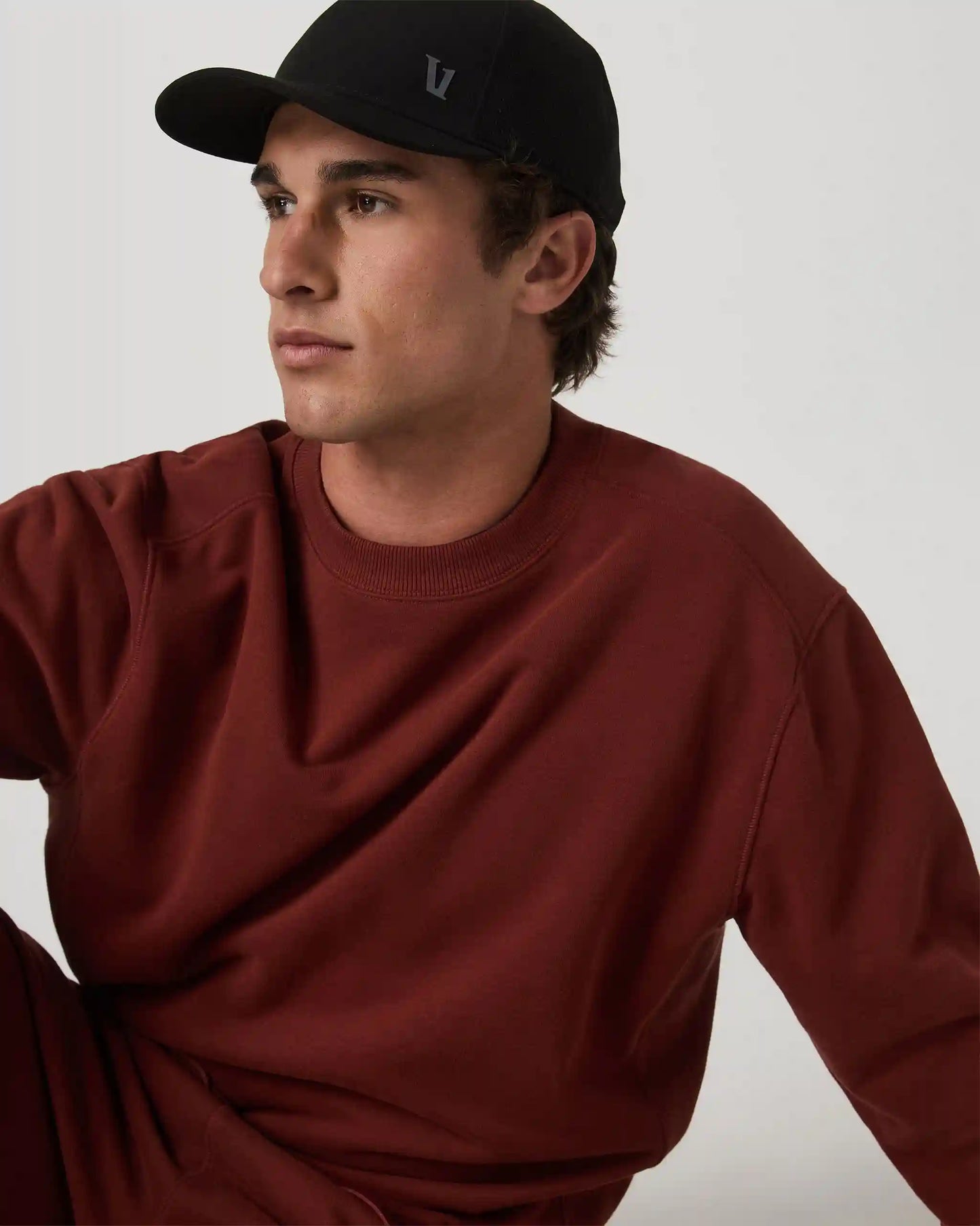 Cypress Vintage Crew | Firebrick