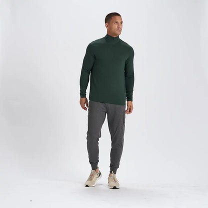 Ease Performance Half Zip | Blackened Green Heather