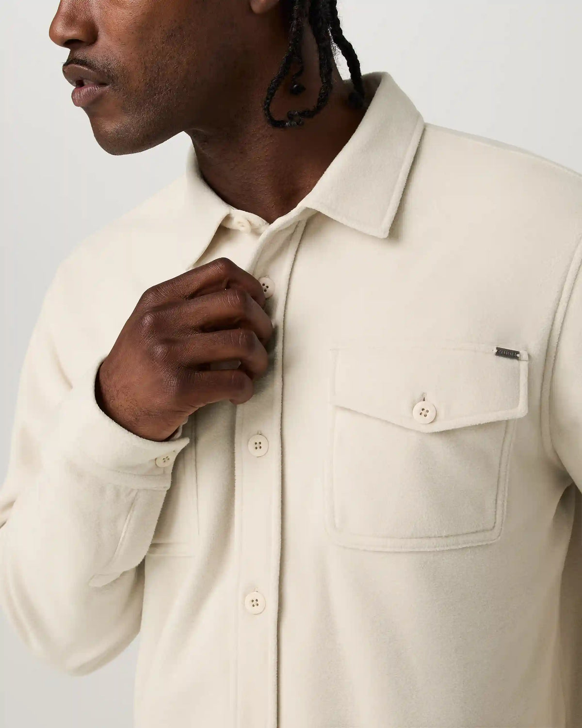 Aspen Shirt Jacket | Bone