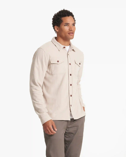 Aspen Shirt Jacket | Oyster Heather